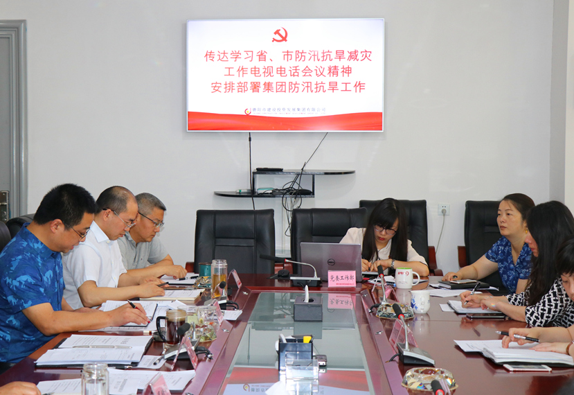 集團(tuán)公司召開黨委（擴(kuò)大）會，傳達(dá)學(xué)習(xí)省、市防汛抗旱減災(zāi)工作電視電話會議精神