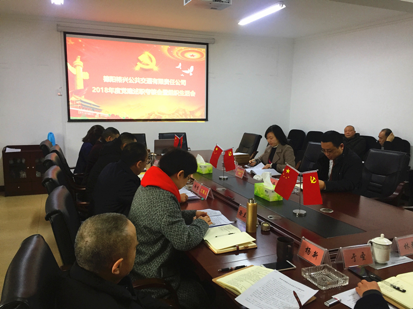集團(tuán)公司開展2018年度基層黨組織抓黨建、黨風(fēng)廉潔建設(shè)專項述職考核